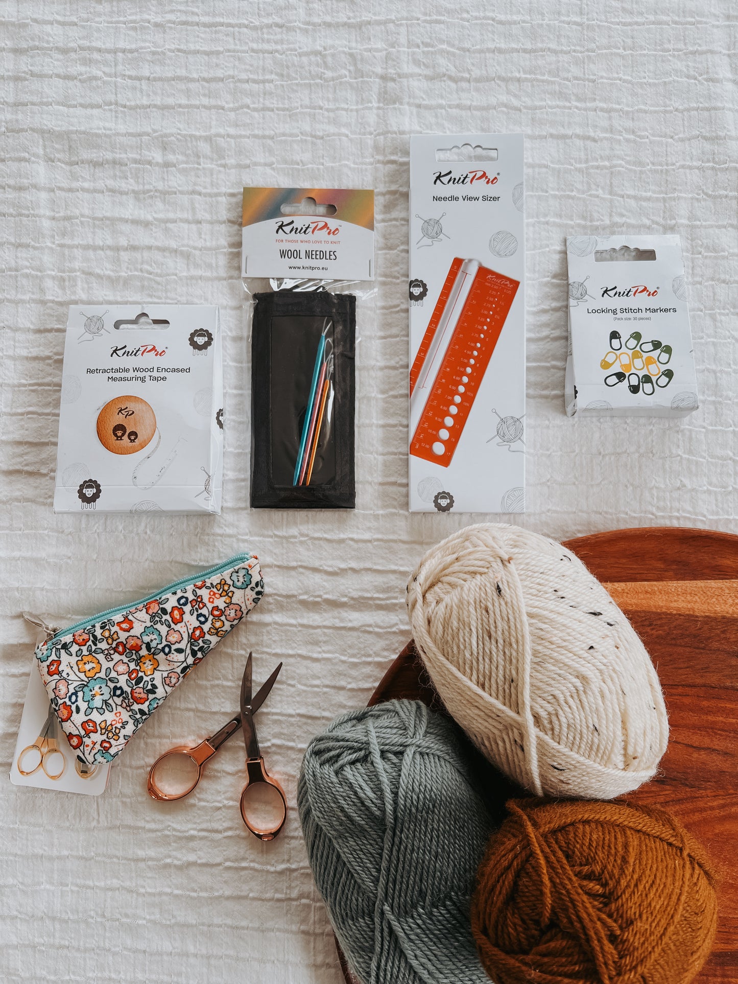 Strikkeutstyr startpakke