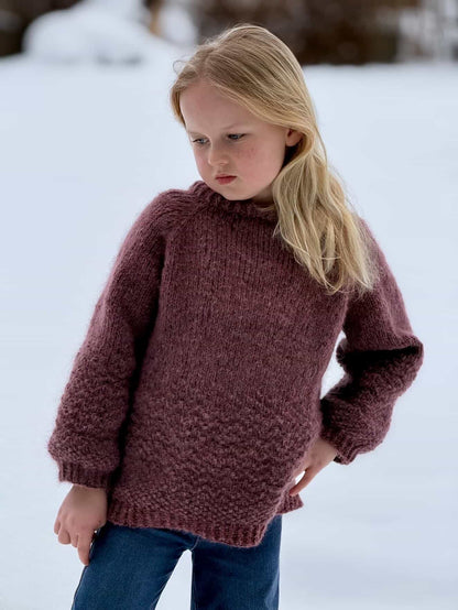 Chunky Pernilles perlegenser - strikkepakke (1-10 år)