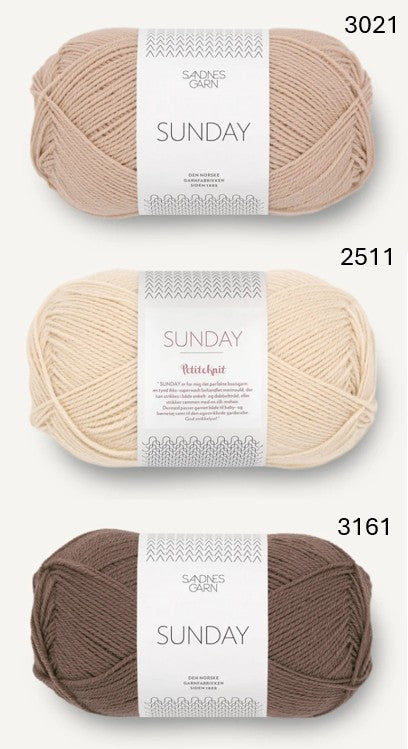 Tynn Amalie jakke og bukse med tilbehør - strikkepakke (0-4 år)