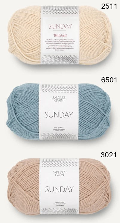 Tynn Amalie jakke og bukse med tilbehør - strikkepakke (0-4 år)