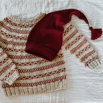 Ailo nissehue og Martin sweater (0-4 år) (dansk)