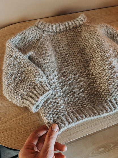 Chunky Pernilles perlegenser - strikkepakke (1-10 år)