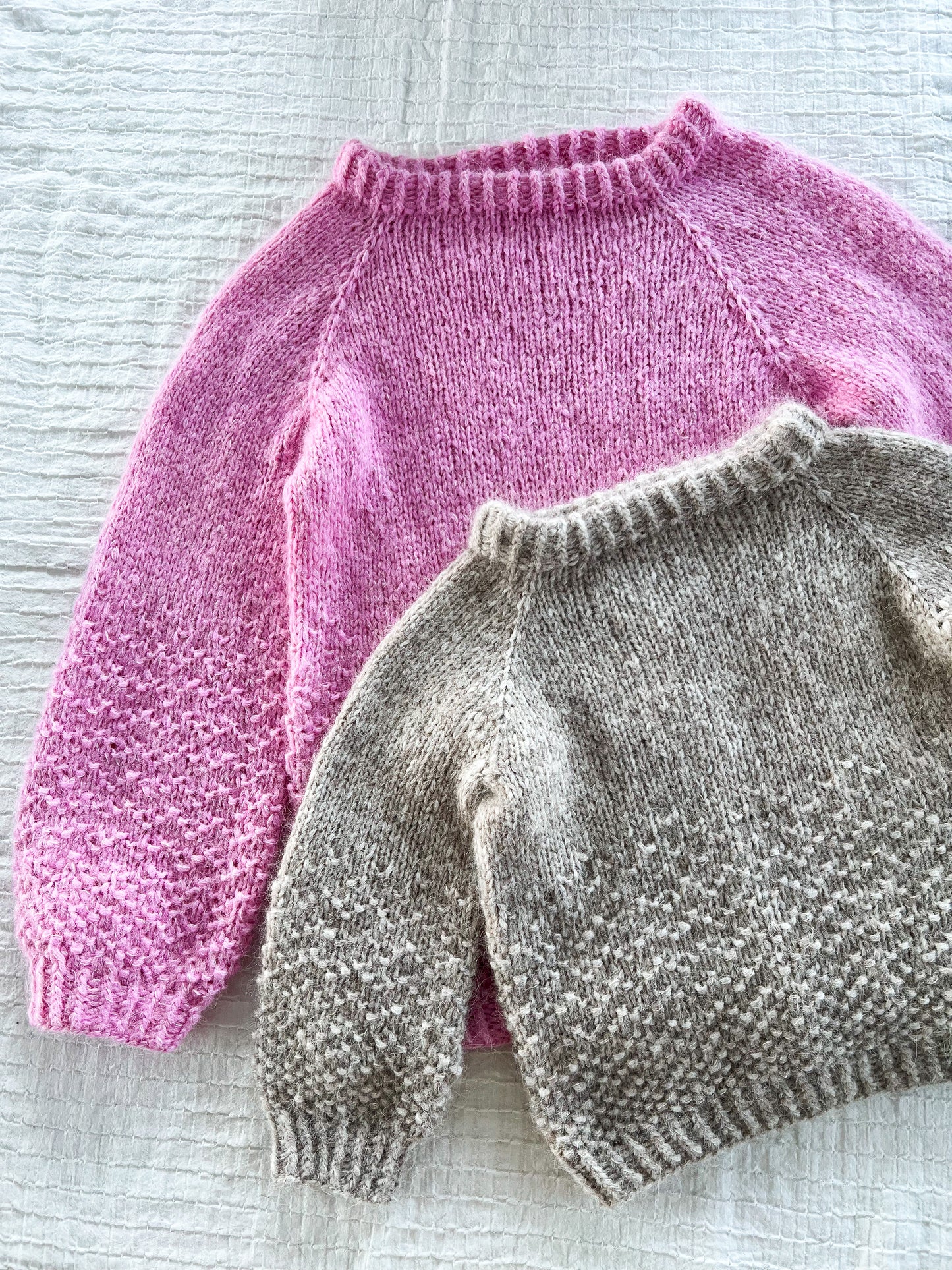 Chunky Pernilles perlegenser - strikkepakke (1-10 år)