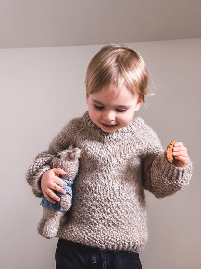 Chunky Pernilles perlegenser - strikkepakke (1-10 år)