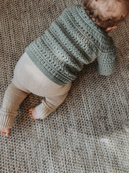 Olivenlund jakke, bukse og kyse (0-4 år)